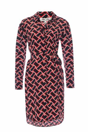 Patterned dress with collar, zdjęcie 1 Patterned dress with collar od Diane Von Furstenberg